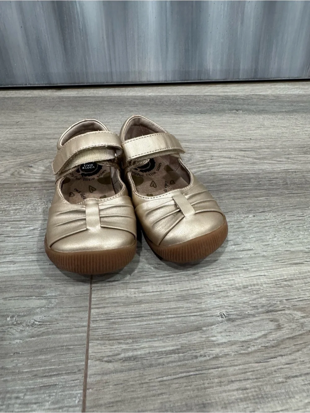 Livie and Luca Piega Champagne Girls Shoes